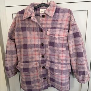 Universal Thread Purple Plaid Shacket